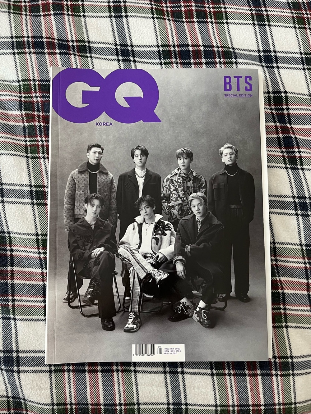 GQ Korea BTS Group Magazine